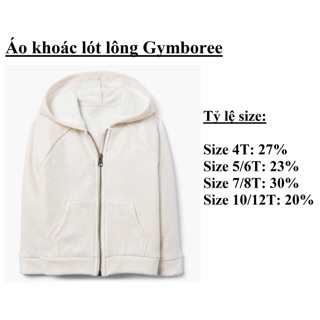 Áo khoác lông Gymboree.