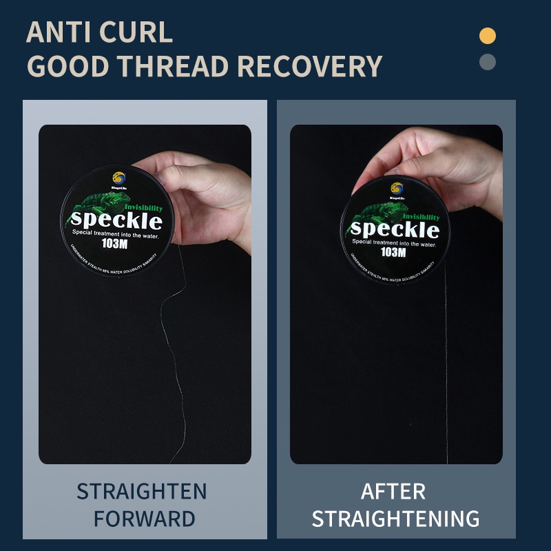 Bingolife Điểm Vô Hình Dây Câu Cá Dây Nylon Dây Chính Đường Dây Phụ 100m Phụ Kiện Câu Cá