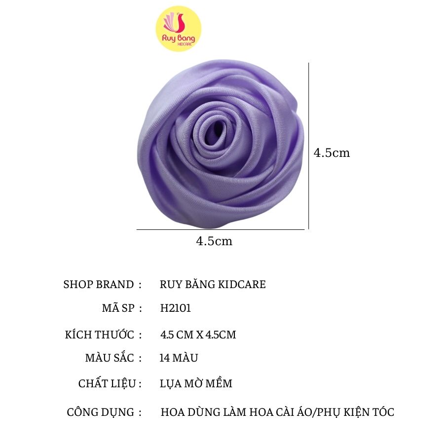 Hoa hồng lụa cuộn H2101