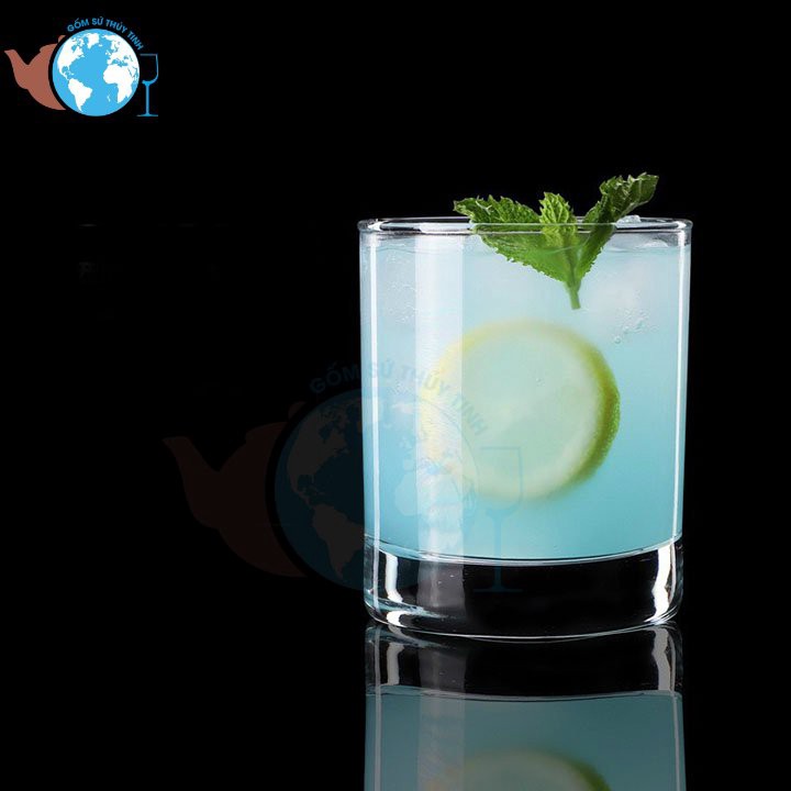 Ly thủy tinh / Bộ 12 ly thuỷ tinh trụ tròn lùn cao cấp