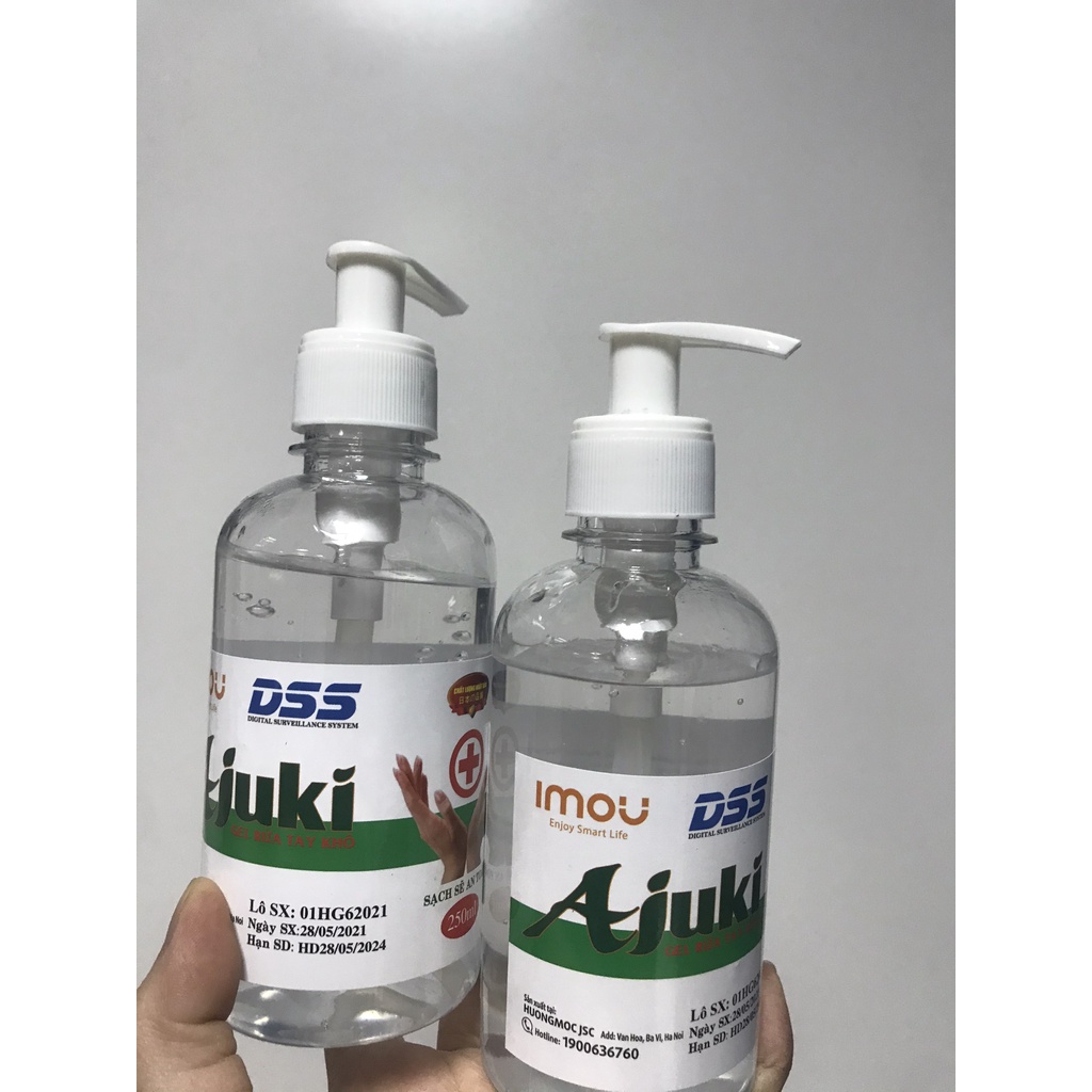 Gel Rửa Tay Khô Ajuki Sạch Khuẩn Dung Tích 250ml - Gel Rửa Tay Khô DSS IMOU