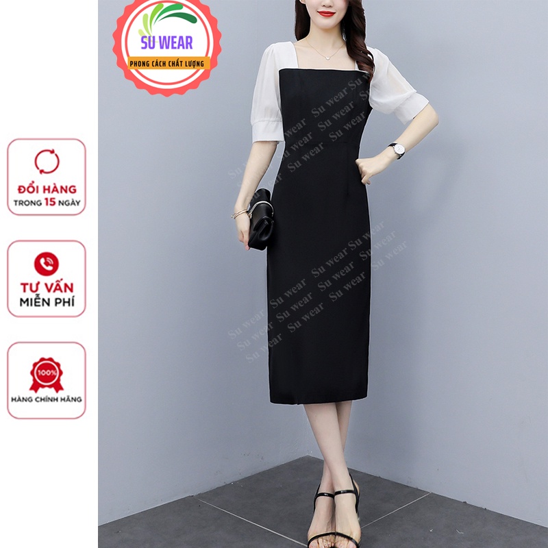 Đầm Ôm Dáng Màu Trơn Thời Trang Mùa Hè Phong Cách Hàn Quốc Cho Nữ dự tiệc, đi làm đi chơi | BigBuy360 - bigbuy360.vn