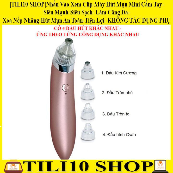 ✅FREESHIP-(LOẠI TỐT 100%)-Nhấn Vào Xem Clip-Máy Hút Mụn Mini Cầm Tay-Siêu Mạnh-Siêu Sạch- Làm Căng Da-Xóa Nếp Nh