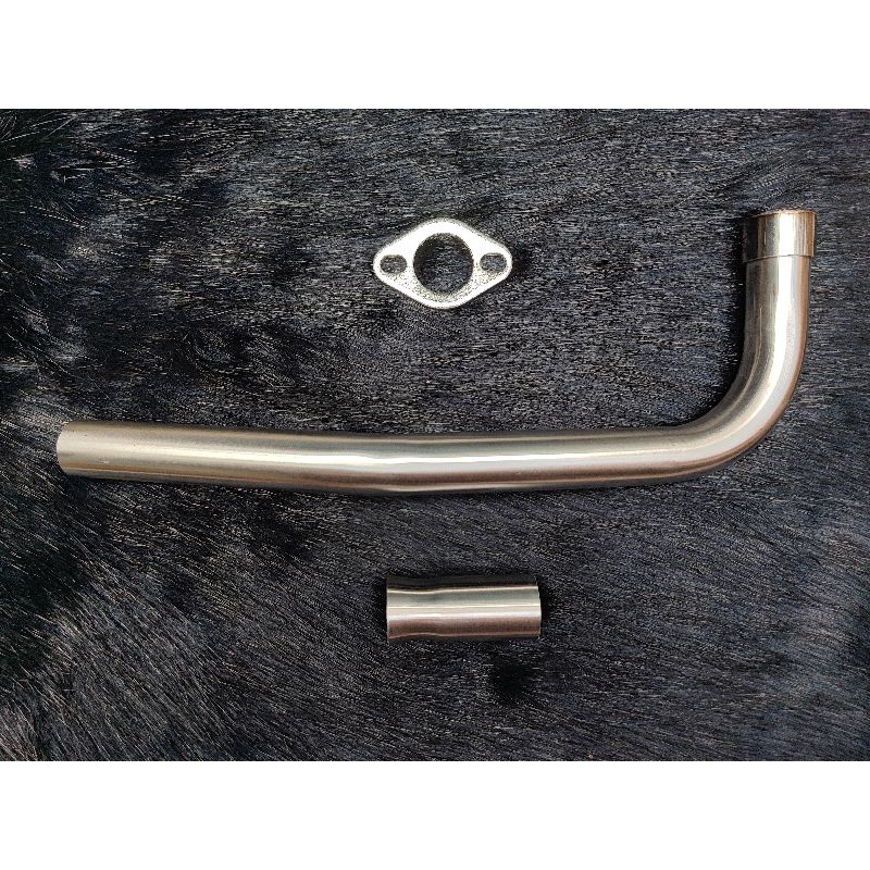 Cổ pô inox 304 Thailand size 25 và 28 dành cho các dòng Honda Wave/Dream/Future 1....