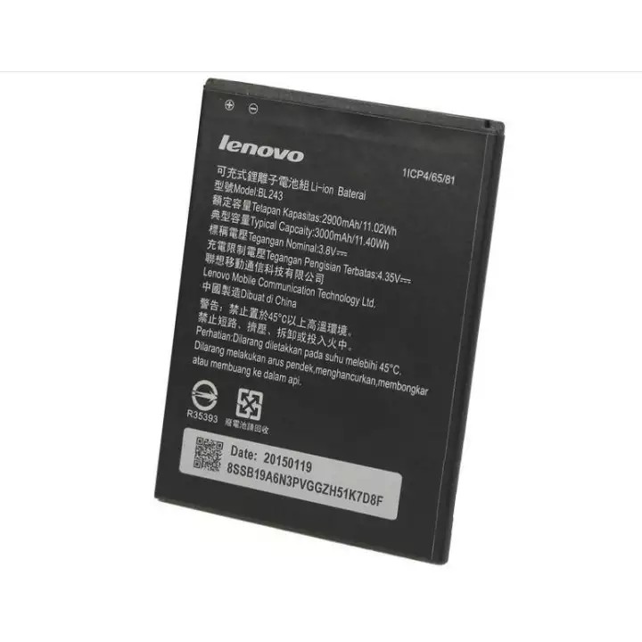 Pin lenovo A7000 / A7000 plus (BL-243) hàng sịn giá rẻ chuẩn Zin 100%