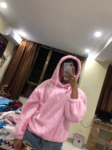 [Order] Áo hoodie lông siêu cute ulzzang | BigBuy360 - bigbuy360.vn