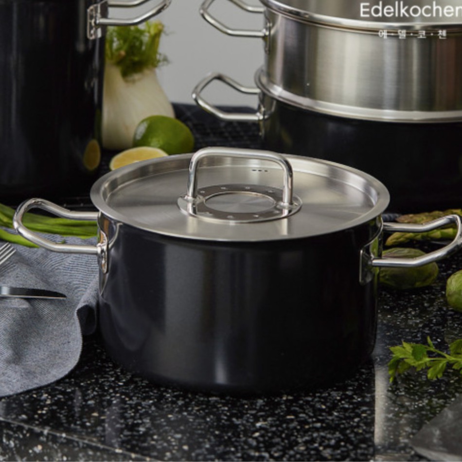 Nồi Solid Đen size vừa 20cm