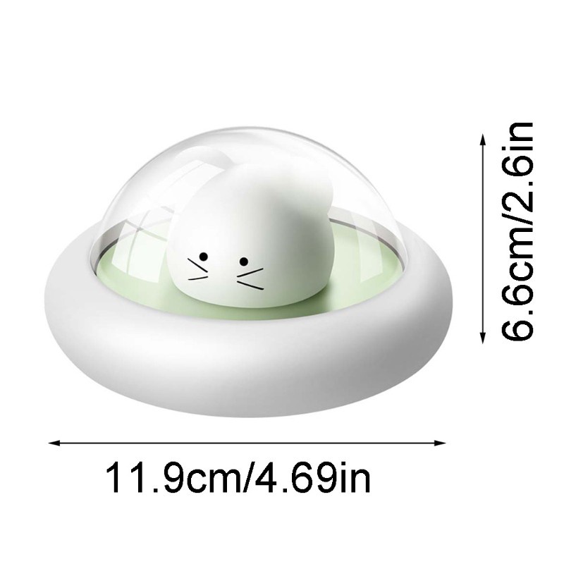 Đèn ngủ LED không dây nhỏ hình chuột hoạt hình sạc USB để bàn