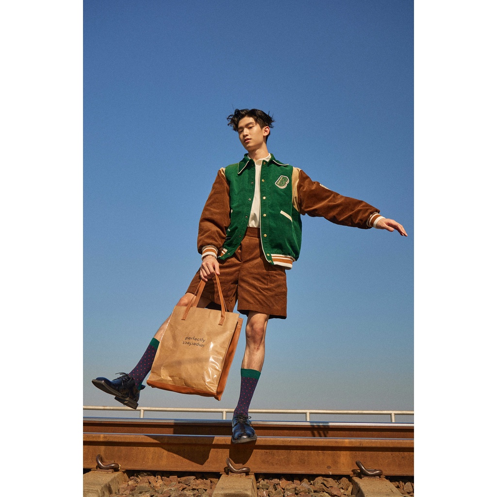 BLANKESPACE Quần Ngắn Gravel Shorts Vải Khaki Gân Thời Trang Nam Nữ Unisex