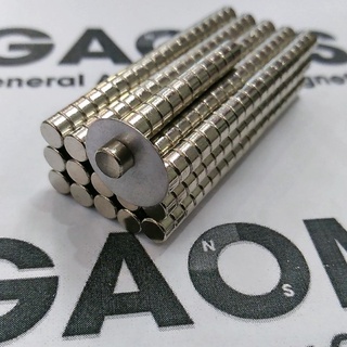 Nam châm siêu mạnh nguyên liệu đất hiếm GAOMS, các loại kích thước dày 3mm