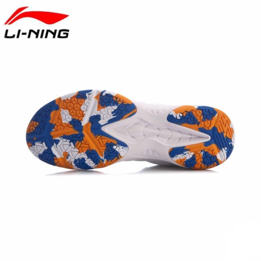 Giày cầu lông Lining AYTR009-1 đế kếp chống lật cổ chân màu trắng dành cho nam ️🥈