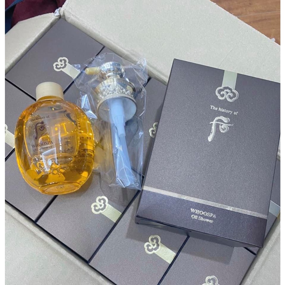 Sữa Tắm Dưỡng Ẩm Spa Whoo Whoo Spa Oil Shower Làm Sạch Và Hương Thơm Thư Thái 220ml