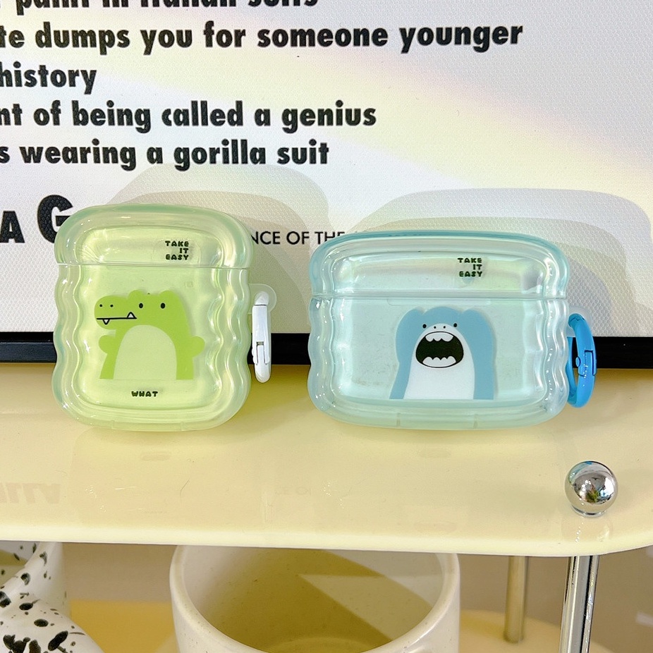 Ốp Hộp Đựng Tai Nghe Nhét Tai Silicon Hình Hoạt Hình Cho iphone AirPods Pro 2 AirPods 1 / 2 / 3