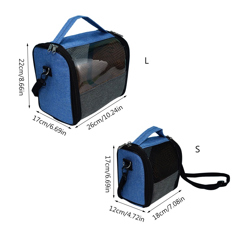 Túi Đựng Chuột Hamster Thoáng Khí Có Dây Đeo Và Tay Cầm Tiện Dụng