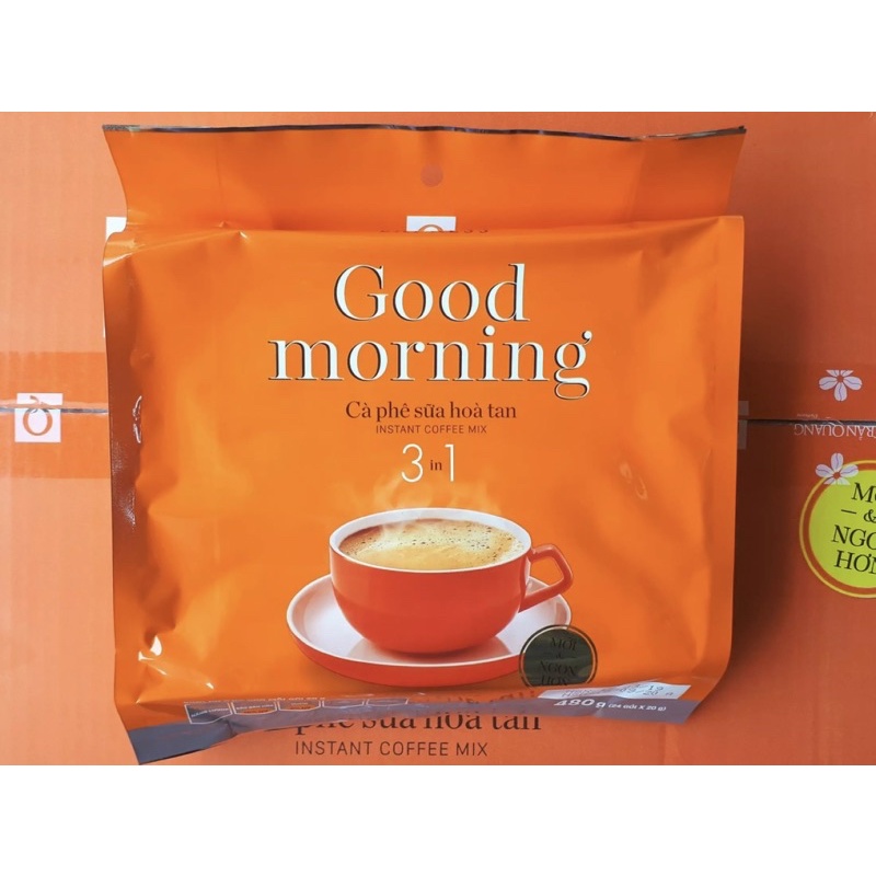 Cafe Goodmorning (bịch 24 ống 1ống 20g)