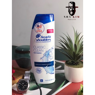 Dầu gội Head and Shoulder Classic Clean trị gàu 400ml chính hãng P&G Mỹ