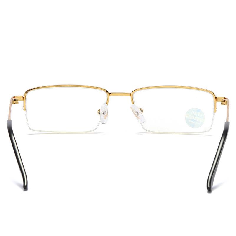 Mắt kính đọc sách gọng kim loại chống ánh sáng xanh thời trang cho nam+1.00+1.50+2.00,+2.50,3.00,+3.50