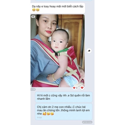 Địu Bé Trợ Lực Cao Cấp Babylab