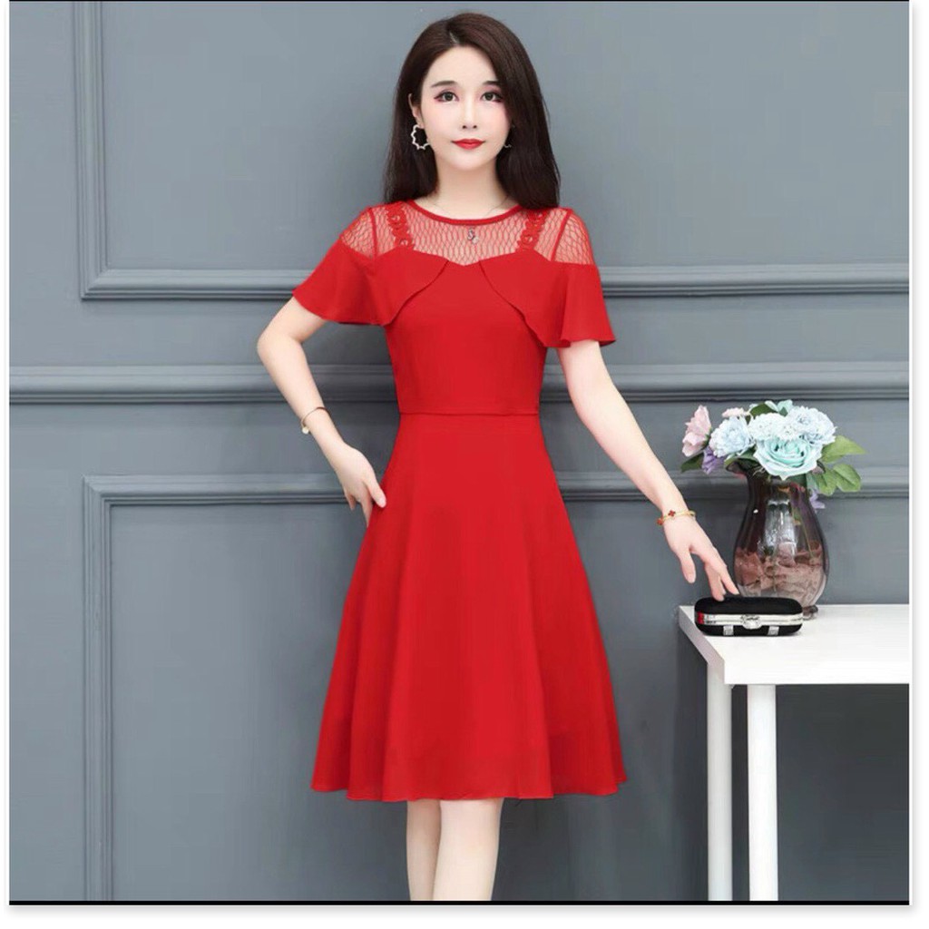 ĐẦM COTTON LẠNH 2 MÀU SANG TRỌNG THÍCH HỢP CHO CÁC BẠN ĐI DỰ TIỆC,ĐI CHƠI,DẠO PHỐ THỜI TRANG MỚI KME