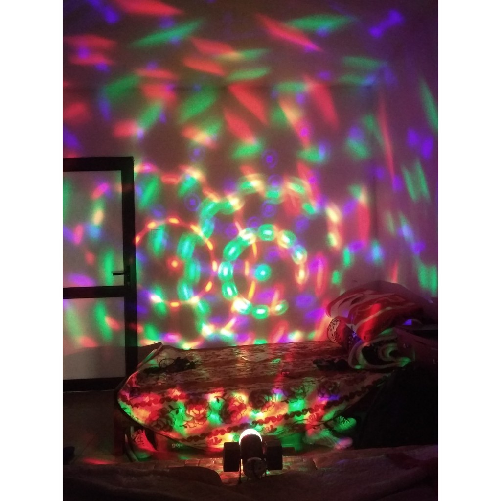 Đèn sân khấu loa đôi tự động nháy theo nhạc SIÊU ĐẸP - SIÊU HOT