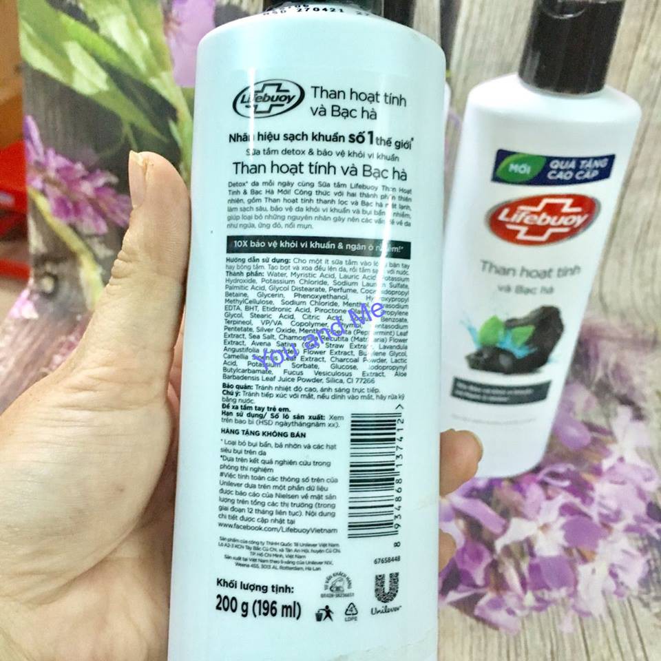 Sữa Tắm Lifebuoy Than Hoạt Tính (200g - hàng khuyến mãi) | BigBuy360 - bigbuy360.vn