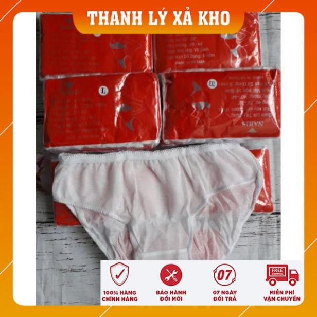 [Thanh lí xả kho] Quần Lót Giấy NARIS Vải Cotton Hàng Loại 1 1 gói 6 chiếc