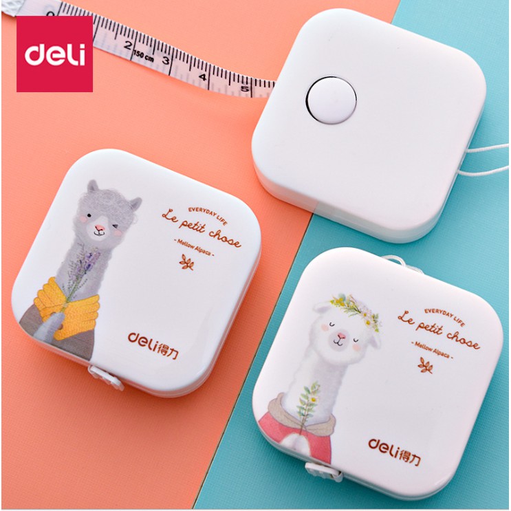 Thước Dây Rút mini 1.5m siêu tiện lợi, chính hãng Deli