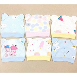 Mũ sơ sinh cotton cho bé từ 0-6kg