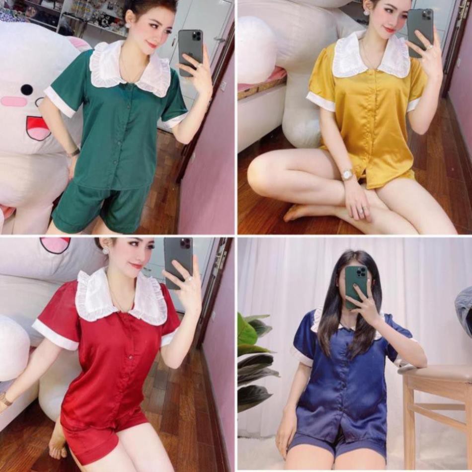 [Xả Kho Bán Lỗ] Bộ Đồ Nữ, Bộ Pijama mặc nhà chất lụa Satin Hàng cao cấp  ྆ ྇ ༴  ྇