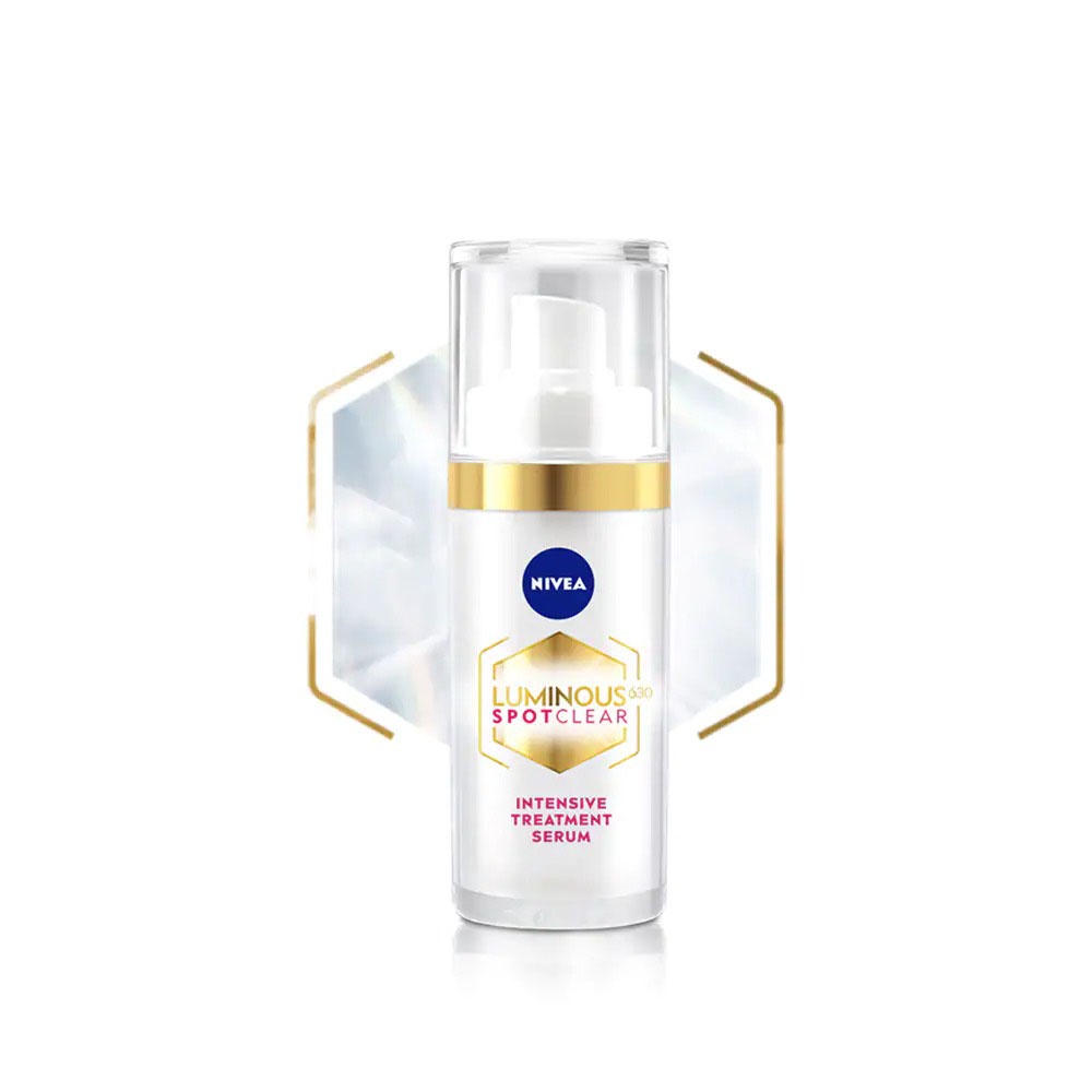 Tinh Chất Chuyên Sâu Nivea Làm Mờ Đốm Nâu &amp; Ngăn Ngừa Thâm Nám Luminous 630 Spotclear Intensive Treatment Serum 30ml