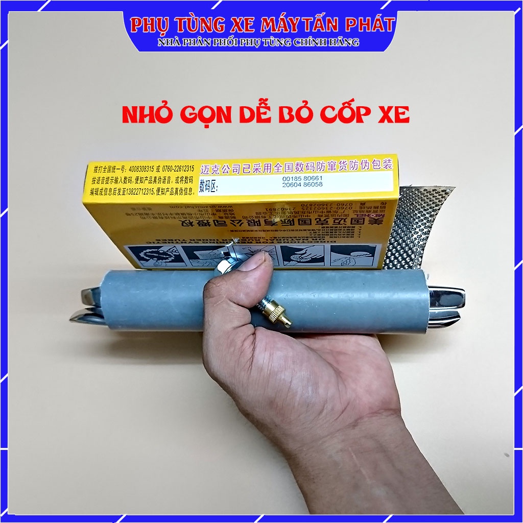 Bộ Vá Xe Máy Xe Đạp 5 Món Mini Đa Năng Dùng Vá Xe Khi Bị Lủng Lốp