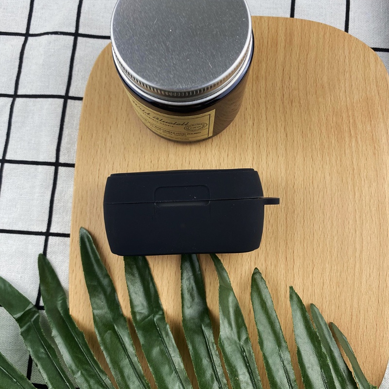 Vỏ bọc silicone bảo vệ hộp sạc tai nghe không dây màu kẹo dễ thương