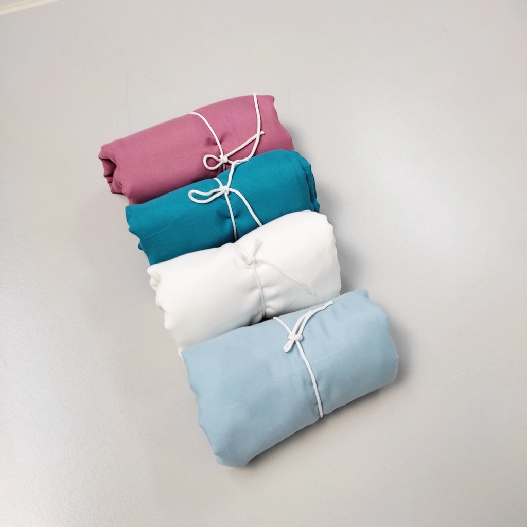 Vỏ gối ôm cotton tici 35x100cm giá siêu rẻ cho áo gối màu xanh biển
