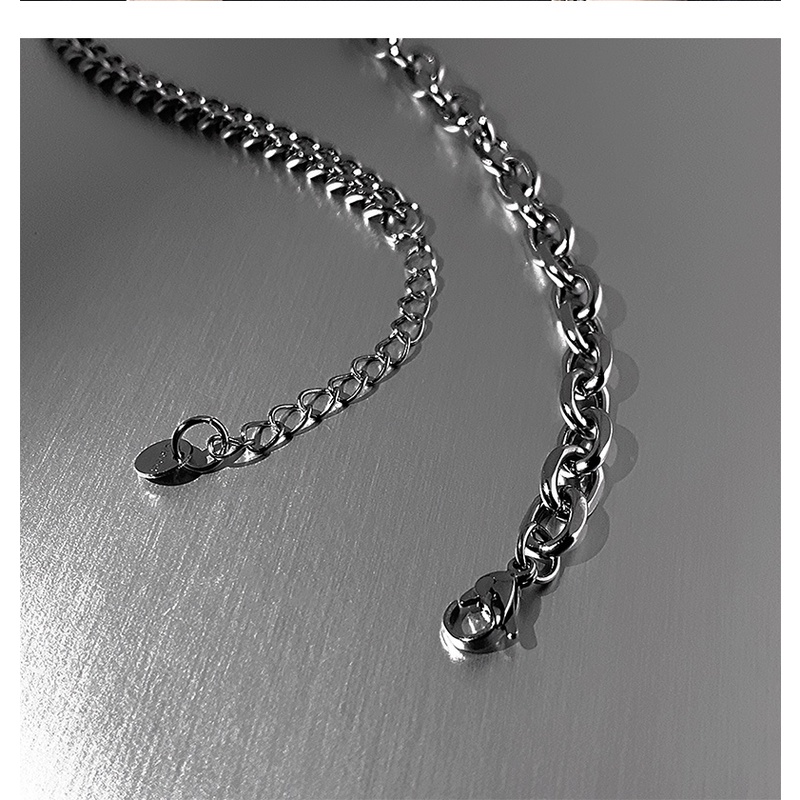 Vòng cổ Hình Trái Tim Màu Tím Phong Cách punk hip hop Thời Trang Cho Nam Và Nữ