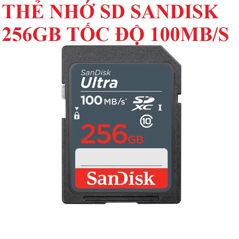 Thẻ nhớ SD SanDisk 256GB