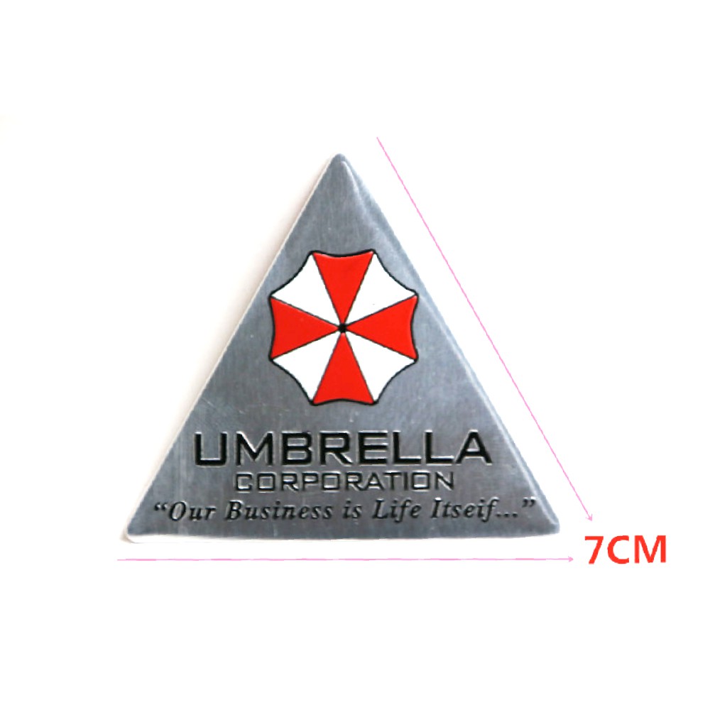 Sticker metal hình dán kim loại Sticker Factory - Chủ đề Umbrella tam giác
