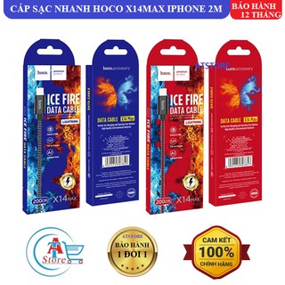 Cáp Sạc Nhanh Hoco X14 Max Iphone/Ipad 2m Chính Hãng - BH 12 Tháng - Cáp Sạc Dây Dù