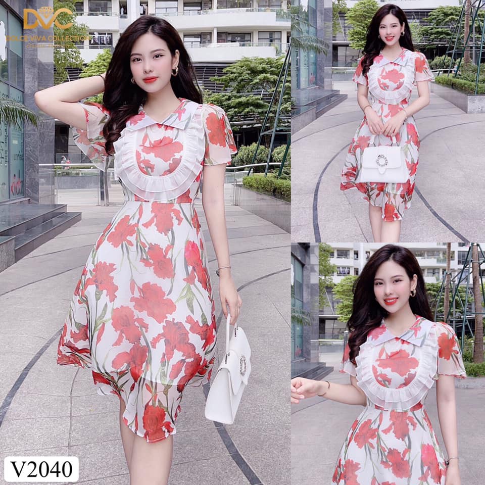 VÁY, ĐẦM HOA - HÀNG THIẾT KẾ DVC