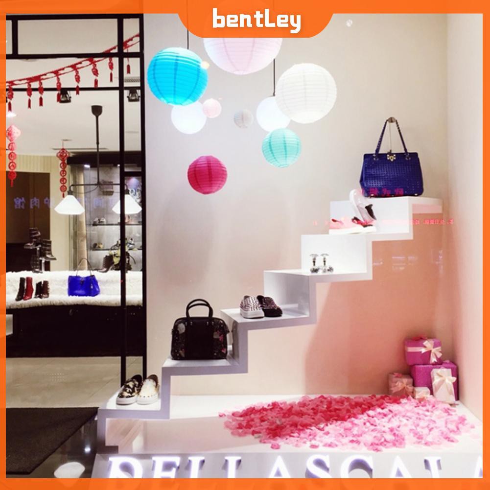 Lồng đèn giấy hình tròn cỡ 4inch phong cách Trung Hoa trang trí độc đáo