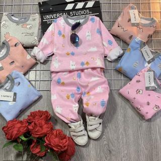 Combo bộ nỉ bông cho bé chỉ 240k