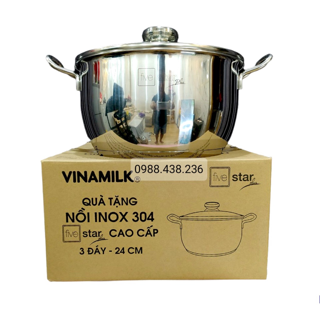 Nồi inox 3 đáy  Five Star Plus