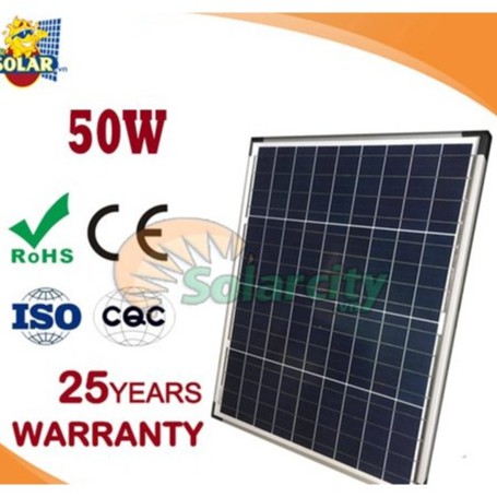 Pin năng lượng mặt trời 50w Polycrystalline
