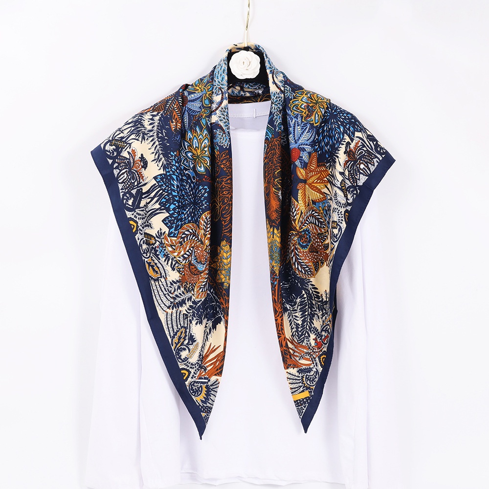 Khăn Choàng Chống Nắng In Họa Tiết Thời Trang Khổ 90cm(35.4inch) Tudung WJ1007-13-02