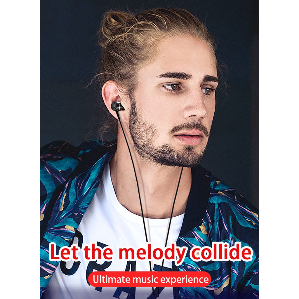 Tai Nghe Nhét Tai Jack 3.5mm Âm Thanh Siêu Trầm Có Micro HD Chuyên Dụng