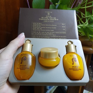 Bộ mini Whoo vàng dưỡng ẩm & trắng da 3 sp (Gongjinhyang 3 pcs special gift kit)
