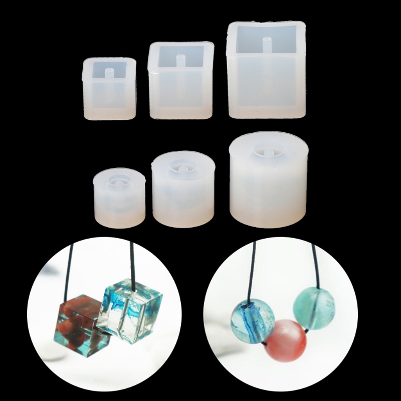[Hàng mới về] Bộ 6 khuôn silicone làm trang sức thủ công