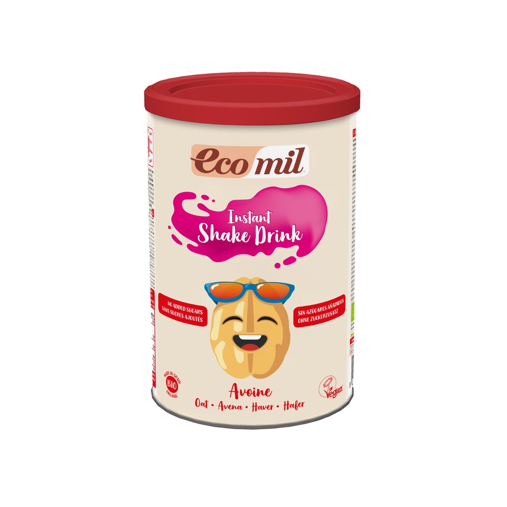 Sữa bột yến mạch hữu cơ không đường Ecomil 400gr
