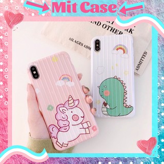 Ốp lưng Đôi iPhone Vali Sọc Nổi Chất Dẻo Hình Kỳ Lân Unicorn Cute Iphone 6 6 plus 7 plus 8 8 plus x xs max 11 pro max