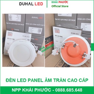 ĐÈN LED DOWNLIGHT PANEL GẮN ÂM TRẦN 6W 7W 9W 12W 15W DUHAL LOẠI TRÒN GIÁ RẺ CHÍNH HÃNG KHẢI PHƯỚC ELECTRIC