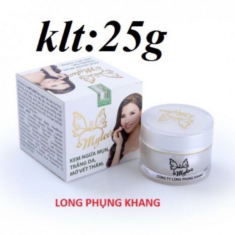 KEM NGỪA MỤN TRẮNG DA MỜ VẾT THÂM MY LOVE 25g đủ giấy hóa đơn